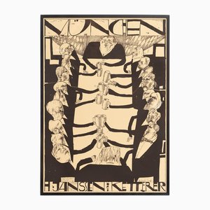 Horst Janssen, Munchen, 1960s, Print