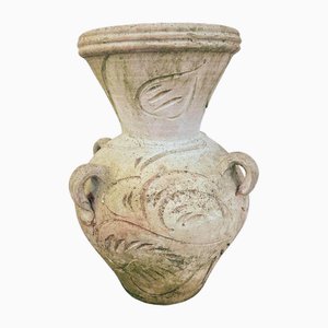 Decorative Terracotta Vase with an Ancient Patina