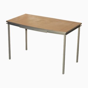 Mid-Century Modern Bronze & Leather Writing Table Desk from Cartier, Paris, 1960s