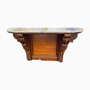 Large Historicism Console Pedestal
