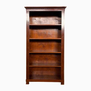 Antique Bookcase in Light Elm Wood