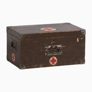 Valigia medica vintage della Croce Rossa, 1940