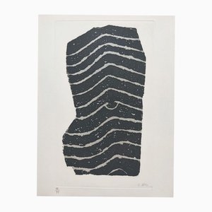 Raoul Ubac, Paroles Peintes, 1975, Etching
