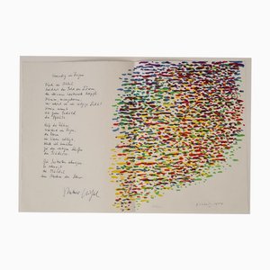 Piero Dorazio, Erker-Treffen 2, 1974, Lithograph