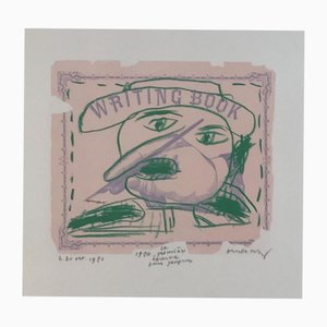 Pierre Alechinsky, Writing Book, 20th Century, Silk-screen