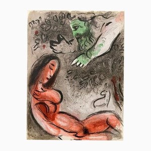 Marc Chagall, Eve Cursed by God, 1960, Lithograph