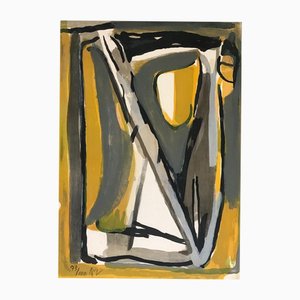 Bram Van Velde, Untitled, 1953, Lithograph