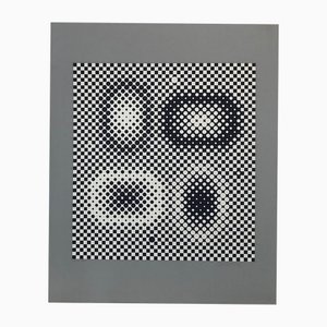 Victor Vasarely, Me Ta, 20th Century, Silk-screen