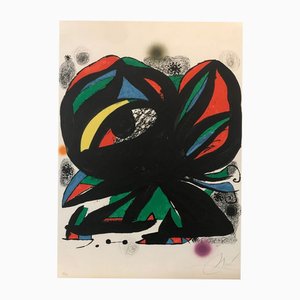 Joan Miró, Eröffnung der Joan Miro Foundation Barcelona, 1975, Lithographie