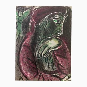 Marc Chagall, Job in Despair, 1960, Lithograph
