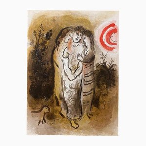 Marc Chagall, Naomi and Her Daughters-in-Law, 1960, Lithograph