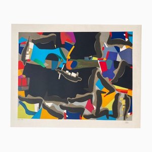 Maurice Estève, Rivanoir, 1969, Lithograph