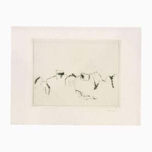 Zoran Antonio Music, Jardins déserts peut-être, 1976, Incisione