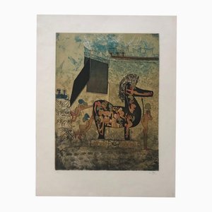 Roberto Matta, Untitled, 1970s, Engraving