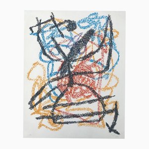 Joan Miró, I Work as a Gardener, 1963, Lithograph