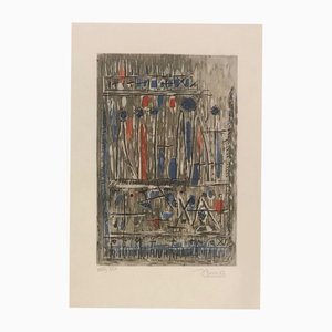 Roger Bissiere, Composition, 20th Century, Engraving