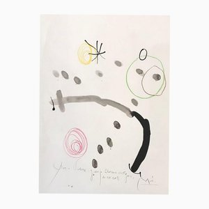 Joan Miró, Quelques fleurs pour des amis, 1964, Facsimile Print