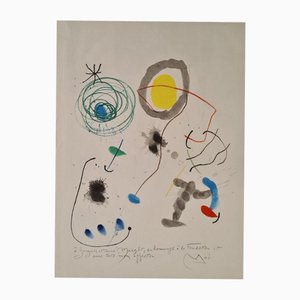 Joan Miró, Quelques fleurs pour des amis, 1964, Facsimile Print