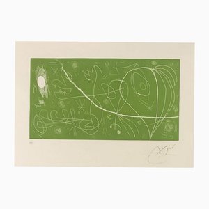 Joan Miró, Picasso and the Winds, 1973, Etching