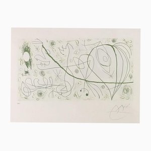 Joan Miró, Picasso and the Winds, 1973, Etching