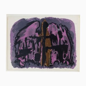 Alfred Manessier, Abstract Composition, 1975, Lithograph