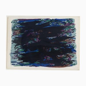 Alfred Manessier, Composizione astratta, 1975, Litografia