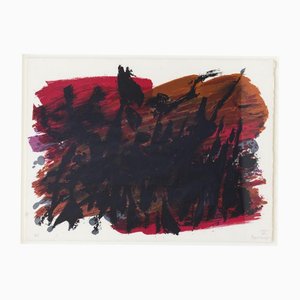 Alfred Manessier, Abstract Composition, 1975, Lithograph