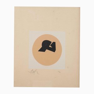 Hans Arp, Soleil Recerclé, 1966, Wood Engraving