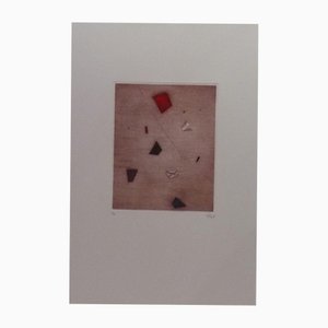 Arthur Luiz Piza, Le Rouge Den Haut, 20th Century, Engraving