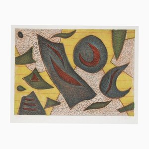 Henri Goetz, Composition, 1970, Etching