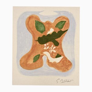 Georges Braque, Descent Into Hell Plate 2, 1961, Lithograph
