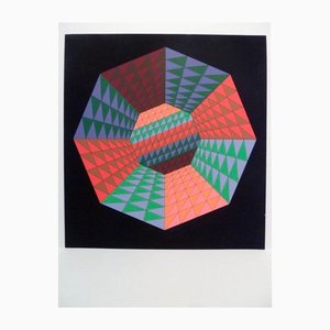 Victor Vasarely, Heisenberg, 20th Century, Silk-screen