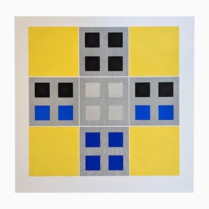 Jesús Rafael Soto, Composition 1, 1973, Silkscreen