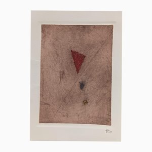 Arthur Luis Piza, Carte De Voeux Galerie Michel Paris, Engraving