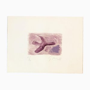 Georges Braque, The Purple Bird, 1960, Lithograph