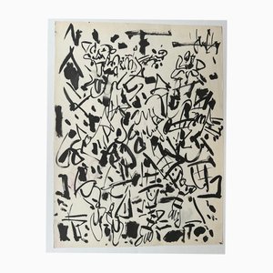 Gen Paul, Musical Clowns, 1970, Ink and Pencil on Paper