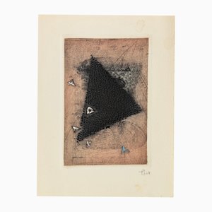 Arthur Luis Piza, Greeting Card Galerie Michel Paris, Engraving