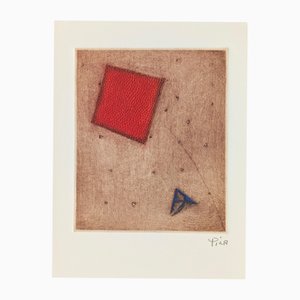 Arthur Luis Piza, Greeting Card, Galerie Michel (Paris), 2002, Engraving