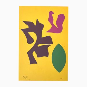 Jean Arp, Documenta Geigy Das Unbehagen Der Kunst Planche VII, 20th Century