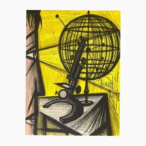 Bernard Buffet, The Microscope, 1969, Lithograph