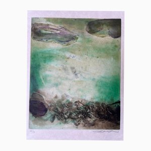 Zao Wou-Ki, Canto Pisan (Planche 8), 1972, Etching