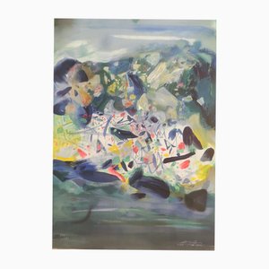 Chu Teh Chun, Composition XX, 2005, Lithograph