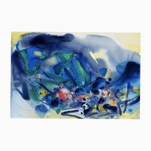 Chu Teh Chun, Composition V, 2005, Lithograph