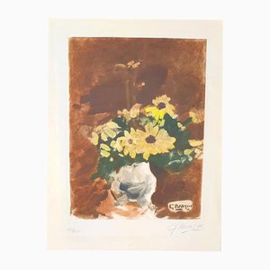 Georges Braque, Vase de Fleurs Jaunes, 20. Jh., Radierung
