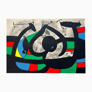 Joan Miró, The Lizard with Golden Feathers, 1971, Lithograph