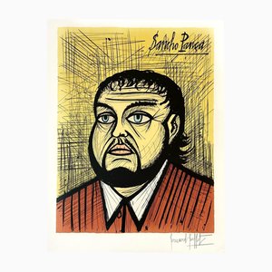 Bernard Buffet, Sancho Panza, 1989, Lithograph