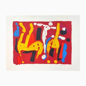 Marino Marini, Horses and Riders V, 1972, Lithograph