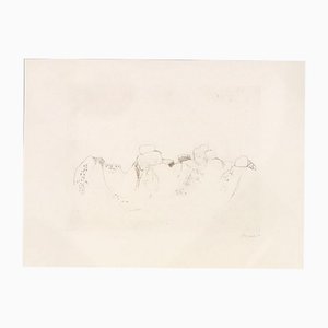 Zoran Antonio Music, Jardins déserts peut-être, 1976, Engraving