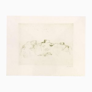 Zoran Antonio Music, Jardins déserts peut-être, 1976, Engraving