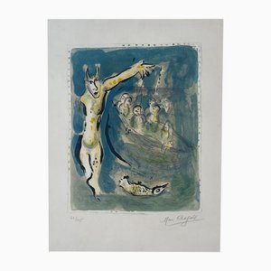 Marc Chagall, On the Land of the Gods (Plate 7), 1967, Lithograph